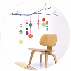 Wall Sticker - Branch with strings of pearls Wall Sticker - Branch with strings of pearls